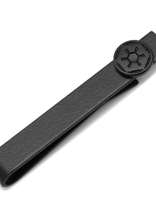 Star Wars Imperial Crest Satin Black Tie Bar