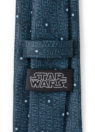 Star Wars Logo Blue Tie