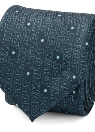 Star Wars Logo Blue Tie