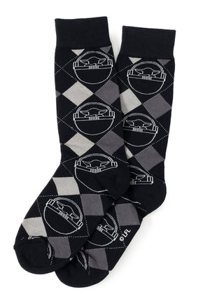 Star Wars Mandalorian 3-Pack Dress Sock and Mythosaur Lapel Pin Gift Set