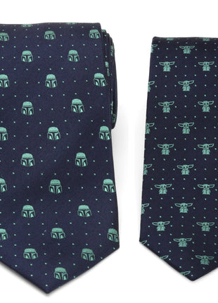 Star Wars Mandalorian and Grogu Ties Father and Son Gift Set
