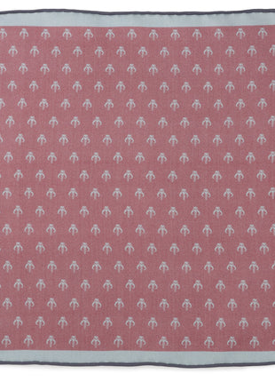 Star Wars Mandalorian Red Silk Pocket Square