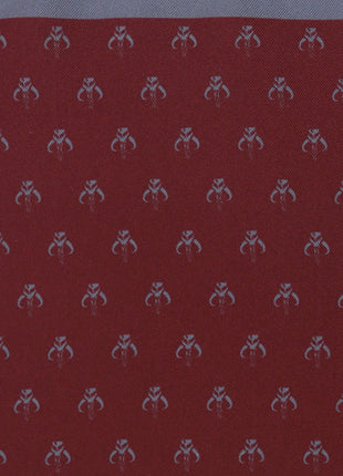 Star Wars Mandalorian Red Silk Pocket Square