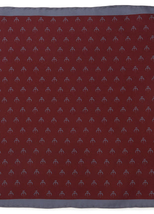 Star Wars Mandalorian Red Silk Pocket Square