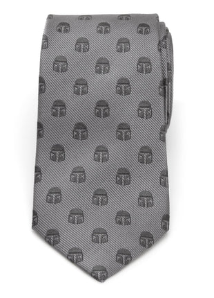 Star Wars Mandalorian Gray Tie