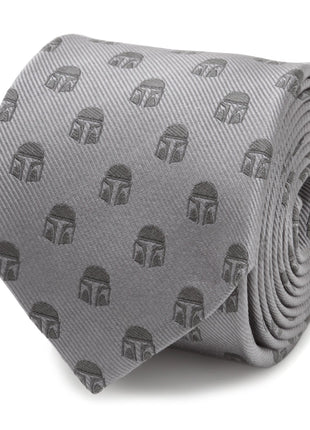 Star Wars Mandalorian Gray Tie