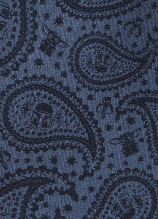 Star Wars Mandalorian and Grogu Navy Paisley Tie