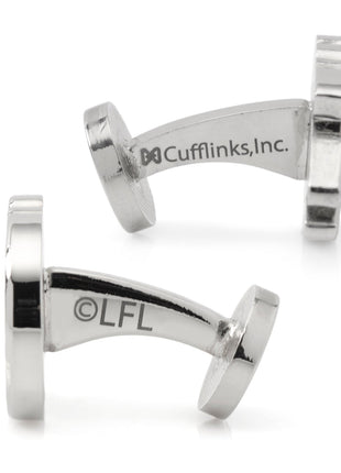 Star Wars Millennium Falcon Silver Inlaid Cufflinks