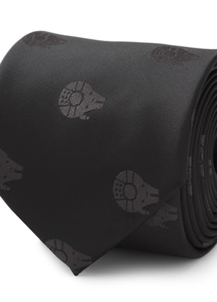 Star Wars Millennium Falcon Black Tonal Tie