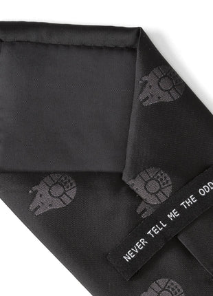 Star Wars Millennium Falcon Black Tonal Tie