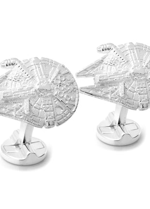 Star Wars Millennium Falcon Sterling Silver 3D Cufflinks