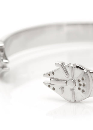 Star Wars Millennium Falcon Stainless Steel Cuff Bracelet
