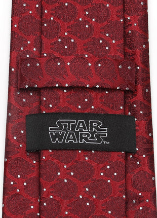 Star Wars Millennium Falcon Red and White Dot Tie