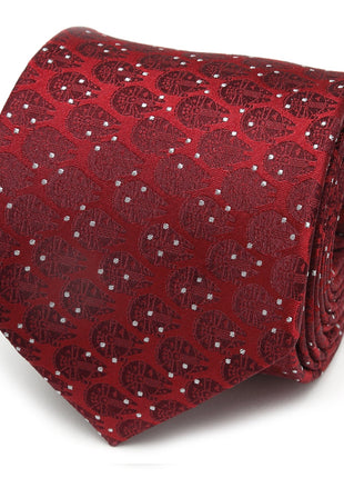 Star Wars Millennium Falcon Red and White Dot Tie