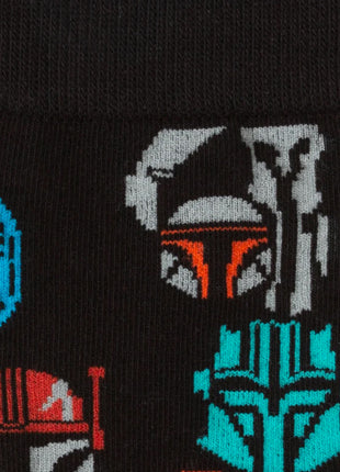 Star Wars Mandalorian and Mythosaur Multicolored Navy Dress Socks and Lapel Pin Gift Set