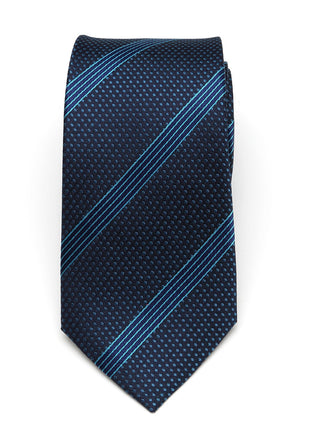 Star Wars Millennium Falcon Blue Striped Tie