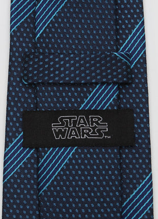 Star Wars Millennium Falcon Blue Striped Tie