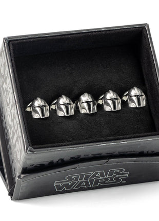 3D Mandalorian Helmet Studs