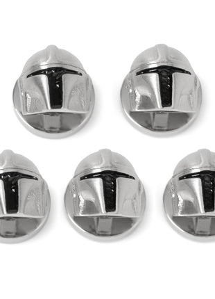 3D Mandalorian Helmet Studs