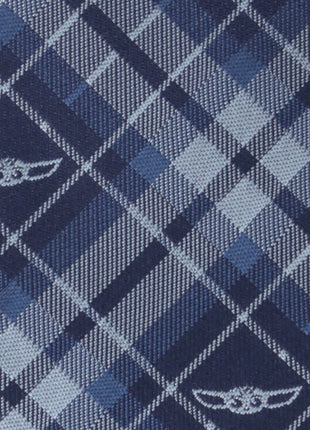 Star Wars Grogu Blue Plaid Tie