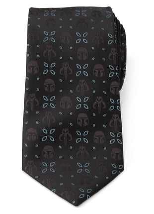 Star Wars Mandalorian Motif Black Tie