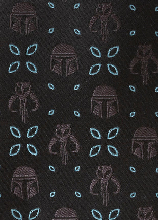 Star Wars Mandalorian Motif Black Tie