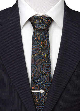 Star Wars Mandalorian Black Paisley Tie