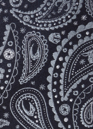 Star Wars Mandalorian Blue Paisley Tie
