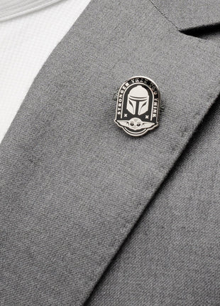 Star Wars Mandalorian and Grogu Stronger Than You Think Lapel Pin