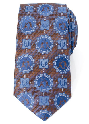 Star Wars Obi-Wan Kenobi and Anakin Skywalker LIGHTSABER Battle Blue Tie