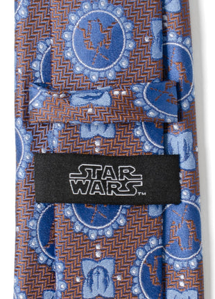 Star Wars Obi-Wan Kenobi and Anakin Skywalker LIGHTSABER Battle Blue Tie