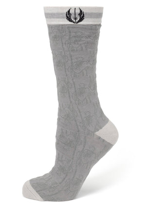 Star Wars Obi-Wan Kenobi Gray Socks and Lapel Pin Gift Set