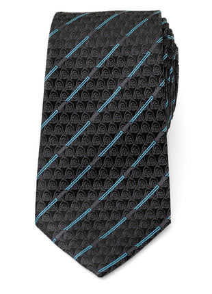 Star Wars Obi-Wan Kenobi LIGHTSABER Pattern Black Tie