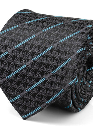 Star Wars Obi-Wan Kenobi LIGHTSABER Pattern Black Tie