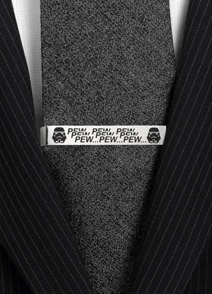 Star Wars Stormtrooper Pew Pew Pew Tie Bar