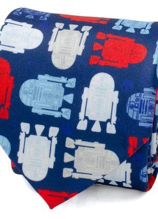Star Wars R2-D2 Red, White, and Blue Tie