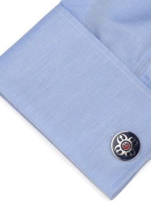 Star Wars Rebel Alliance Starbird Crest Blue and Red Cufflinks