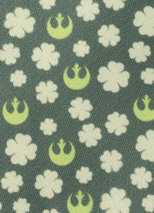 Star Wars Rebel Alliance Crest and Shamrock Green Tie