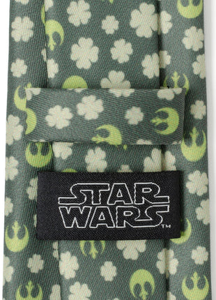 Star Wars Rebel Alliance Crest and Shamrock Green Tie