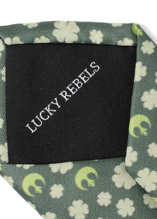 Star Wars Rebel Alliance Crest and Shamrock Green Tie