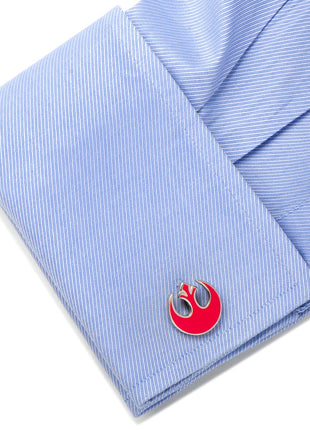 Star Wars Rebel Alliance Starbird Crest Red Cufflinks