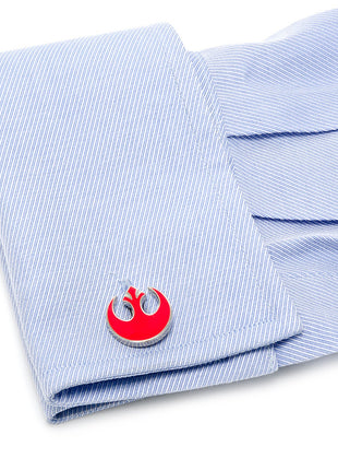 Star Wars Rebel Alliance Starbird Crest Red Cufflinks