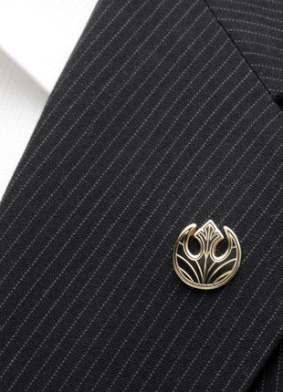 Star Wars Rebel Alliance Starbird Crest Gold Lapel Pin