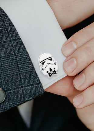 Star Wars Stormtrooper with Bow Tie Cufflinks