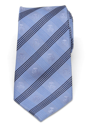 Star Wars Stormtrooper Blue Plaid Tie