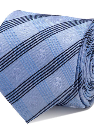 Star Wars Stormtrooper Blue Plaid Tie