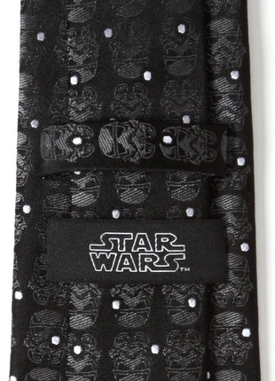 Star Wars Stormtrooper Dotted Black Tie