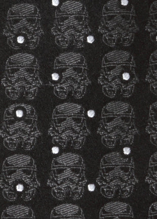 Star Wars Stormtrooper Dotted Black Tie