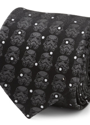 Star Wars Stormtrooper Dotted Black Tie