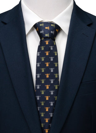 Star Wars Navy Dotted Tie